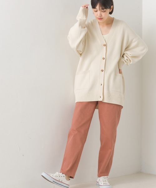 OMNES（オムネス）の「テーパードストレッチイージーパンツ レギュラー丈（その他パンツ・レディース・チャコールグレー/ブラック/ベージュ/ネイビー/グレー/オフホワイト/オリーブ/カーキ/キャメル/グレイッシュブルー/ライトブルー/ブルー/テラコッタ・S/M/L/XL/XXL）」の18枚目の写真