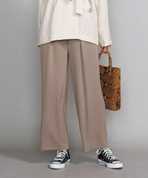 BEAUTY&YOUTH UNITED ARROWS | BY ピーチスキン2タックワイドパンツ◆(その他パンツ)