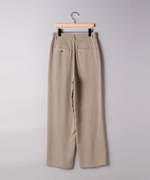 BEAUTY&YOUTH UNITED ARROWS(ビューティーアンドユースユナイテッドアローズ)の「BY ピーチスキン2タックワイドパンツ◆(その他パンツ・レディース・ダークブラウン/モカ・SMALL/LARGE/MEDIUM)」の16枚目の写真