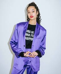 X-girl�i�G�b�N�X�K�[���j�́uX-girl x YURINO SINGLE-BREASTED JACKET�i�e�[���[�h�W���P�b�g�j�v