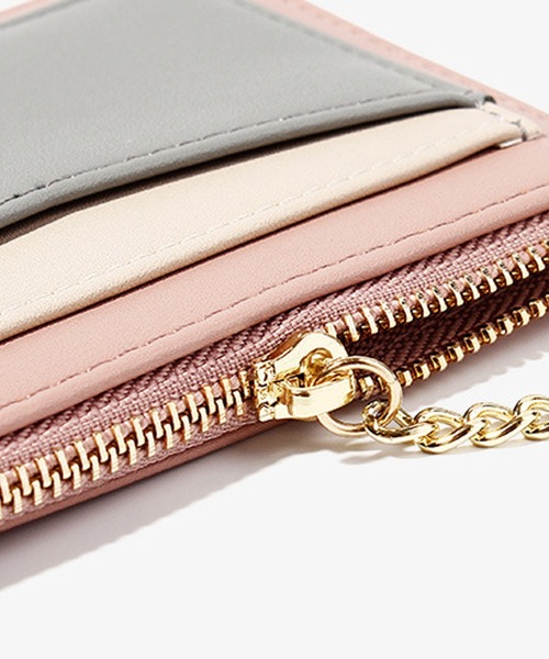 DAY CLOSET（デイ クローゼット）の「レディース コイン収納付きマルチカラーカードケース（カードケース・レディース・ネイビー/ブラウン/ピンク/キャメル・ONE SIZE）」の7枚目の写真