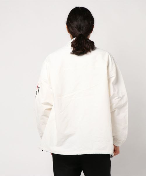STYLEBLOCK（スタイルブロック）の「裏タフタジップアップオーバーブルゾン（ブルゾン・メンズ・ホワイト/ブラック/レッド・M/L）」の5枚目の写真