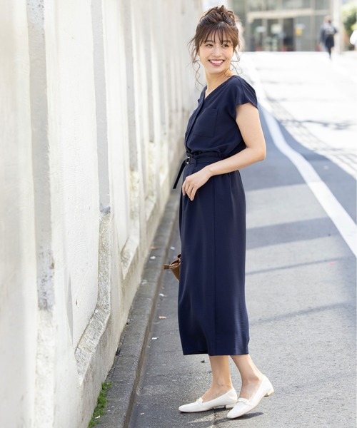 12Twelve Agenda(トゥエルブ アジェンダ)の「SUハイストレッチカルゼワッシャー両ポケブラウス(シャツ/ブラウス・レディース・ブラウン/グレイッシュベージュ/ネイビー・M)」の10枚目の写真