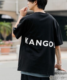 KANGOL | 【KANGOL×A.S.M コラボ】 USAコットン ／ オーバーサイズ ロゴ 刺繍 バックプリント Tシャツ KANGOL(Tシャツ/カットソー)