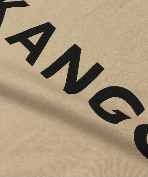 KANGOL(カンゴール)の「【KANGOL×A.S.M コラボ】 USAコットン / オーバーサイズ ロゴ 刺繍 バックプリント Tシャツ KANGOL(Tシャツ/カットソー・メンズ・グレー/ブラック系その他/ブラック/ベージュ/ホワイト/グレイッシュベージュ/スモークピンク/ブルーグレー/ベージュ系その他/ブラック×ブラック/ホワイト×ブラック/ブラック×ホワイト/ベージュ系・48/50/52)」の22枚目の写真