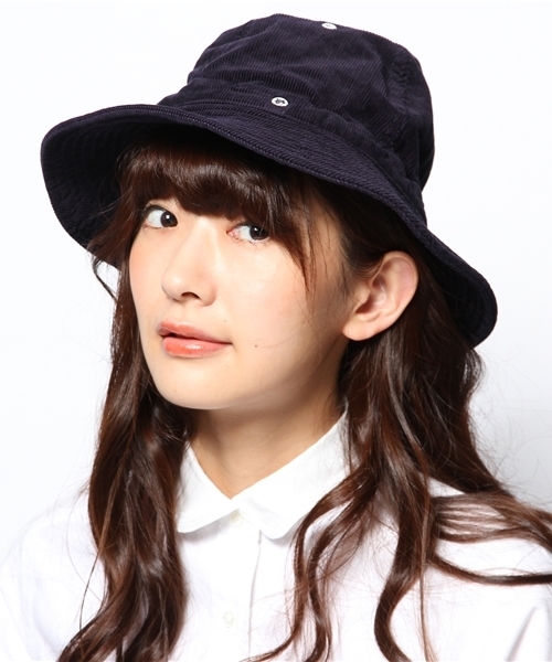 BEAMS BOY（ビームスボーイ）の「decho / Hunter Hat（ハット・レディース・ホワイト/ネイビー・ONE SIZE）」の10枚目の写真