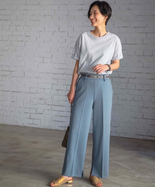 GeeRA(ジーラ)の「センタープレスカラーパンツ(その他パンツ・レディース・ピンク/ブルー/グリーン・X-LARGE/MEDIUM/LARGE)」の13枚目の写真