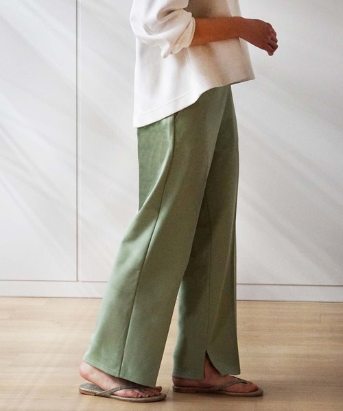 GeeRA(ジーラ)の「センタープレスカラーパンツ(その他パンツ・レディース・ピンク/ブルー/グリーン・X-LARGE/MEDIUM/LARGE)」の9枚目の写真