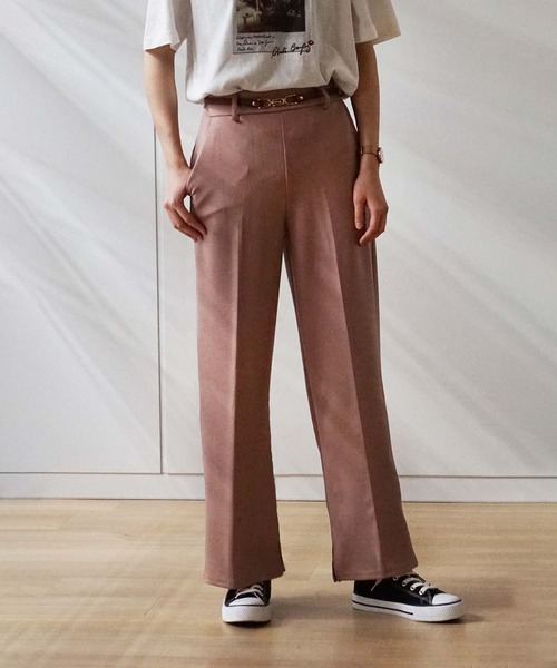 GeeRA(ジーラ)の「センタープレスカラーパンツ(その他パンツ・レディース・ピンク/ブルー/グリーン・X-LARGE/MEDIUM/LARGE)」の10枚目の写真