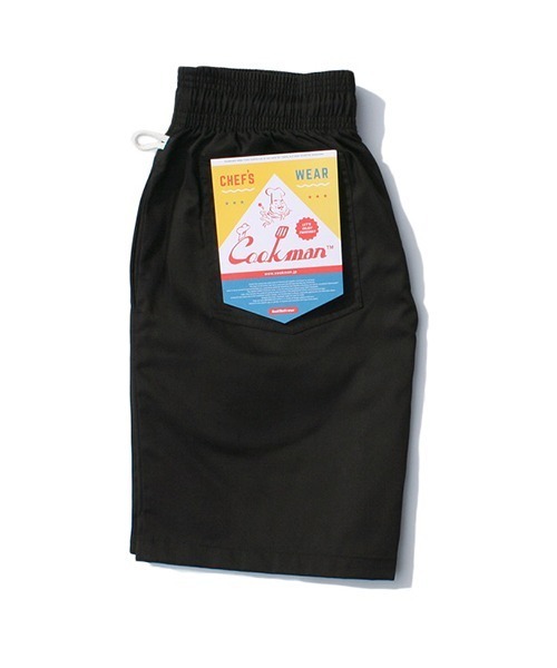 COOKMAN(クックマン)の「Cookman クックマン シェフショートパンツ ハーフパンツ イージーパンツ ブラック 《セットアップ対応商品》(その他パンツ・メンズ・ブラック・MEDIUM/LARGE/X-LARGE/SMALL)」の2枚目の写真