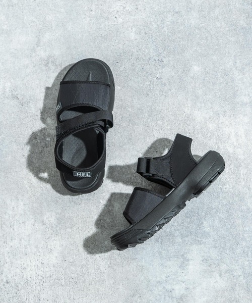 MEI(メイ)の「MEI/メイ Xpac SANDAL / ベルクロスポーツサンダル ロゴスポサン(サンダル・メンズ・ブラック/キャメル・M/L/S)」の3枚目の写真