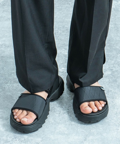 MEI(メイ)の「MEI/メイ Xpac SANDAL / ベルクロスポーツサンダル ロゴスポサン(サンダル・メンズ・ブラック/キャメル・M/L/S)」の8枚目の写真