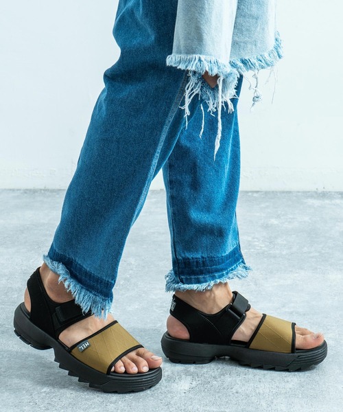 MEI(メイ)の「MEI/メイ Xpac SANDAL / ベルクロスポーツサンダル ロゴスポサン(サンダル・メンズ・ブラック/キャメル・M/L/S)」の11枚目の写真