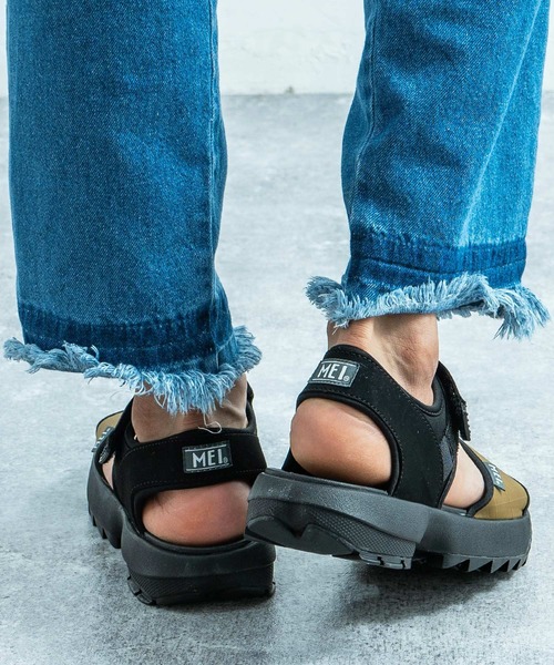 MEI(メイ)の「MEI/メイ Xpac SANDAL / ベルクロスポーツサンダル ロゴスポサン(サンダル・メンズ・ブラック/キャメル・M/L/S)」の12枚目の写真