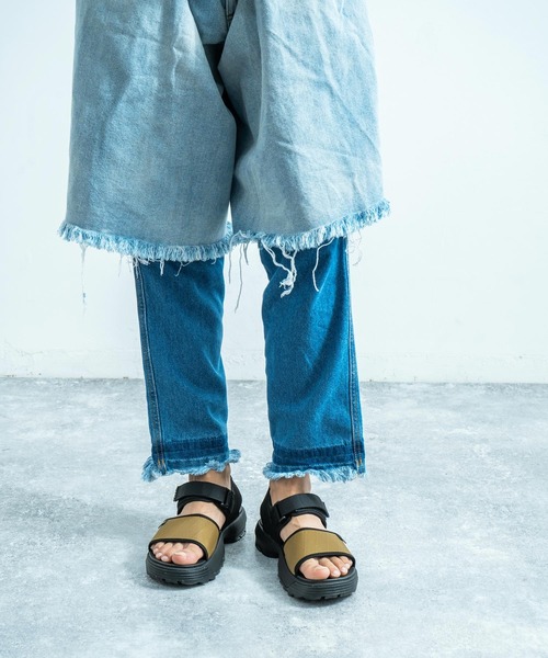 MEI(メイ)の「MEI/メイ Xpac SANDAL / ベルクロスポーツサンダル ロゴスポサン(サンダル・メンズ・ブラック/キャメル・M/L/S)」の13枚目の写真