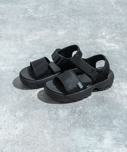 MEI(メイ)の「MEI/メイ Xpac SANDAL / ベルクロスポーツサンダル ロゴスポサン(サンダル・メンズ・ブラック/キャメル・M/L/S)」の14枚目の写真