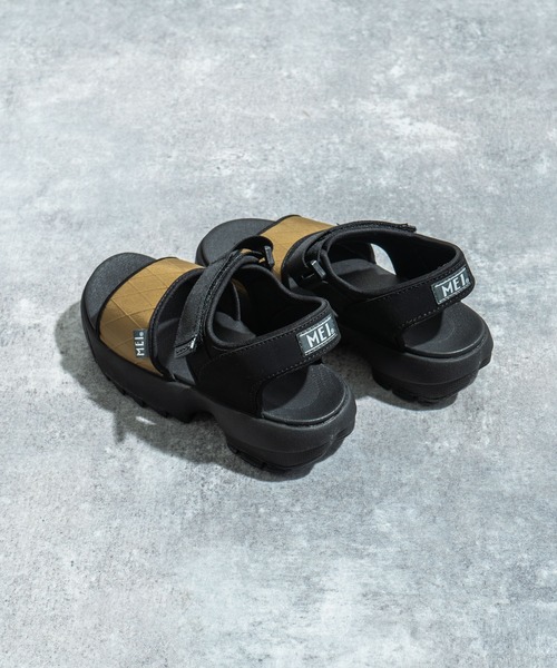 MEI(メイ)の「MEI/メイ Xpac SANDAL / ベルクロスポーツサンダル ロゴスポサン(サンダル・メンズ・ブラック/キャメル・M/L/S)」の17枚目の写真