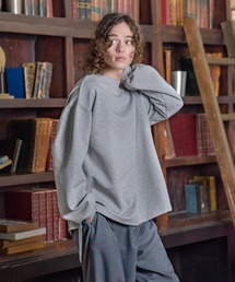 CASPER JOHN | Side Lace Mockneck Balloon Sweat/サイドレースモックネックバルーンスウェット(スウェット)