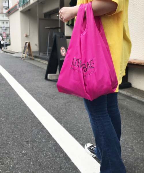 WEST CLIMB(ウエスト クライム)の「CONVENI BAG/コンビニバッグ エコロジープロダクツ(エコバッグ/サブバッグ・レディース・その他/その他1/その他2/その他3/その他4/その他6/その他7/その他8/その他9/その他5/ターコイズブルー/ピンク/イエロー/ホワイト/ブラック・FREE)」の7枚目の写真