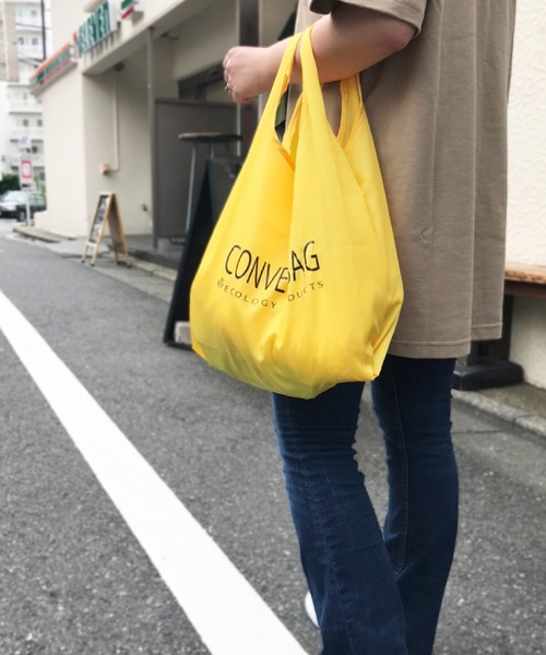 WEST CLIMB(ウエスト クライム)の「CONVENI BAG/コンビニバッグ エコロジープロダクツ(エコバッグ/サブバッグ・レディース・その他/その他1/その他2/その他3/その他4/その他6/その他7/その他8/その他9/その他5/ターコイズブルー/ピンク/イエロー/ホワイト/ブラック・FREE)」の6枚目の写真