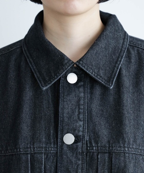 PAGEBOY(ページボーイ)の「スノーデニムBIG Gジャン(ブルゾン・レディース・ブラック/ブラック系その他/ブルー系その他・FREE)」の14枚目の写真