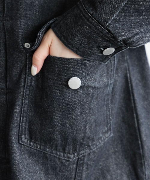 PAGEBOY(ページボーイ)の「スノーデニムBIG Gジャン(ブルゾン・レディース・ブラック/ブラック系その他/ブルー系その他・FREE)」の18枚目の写真