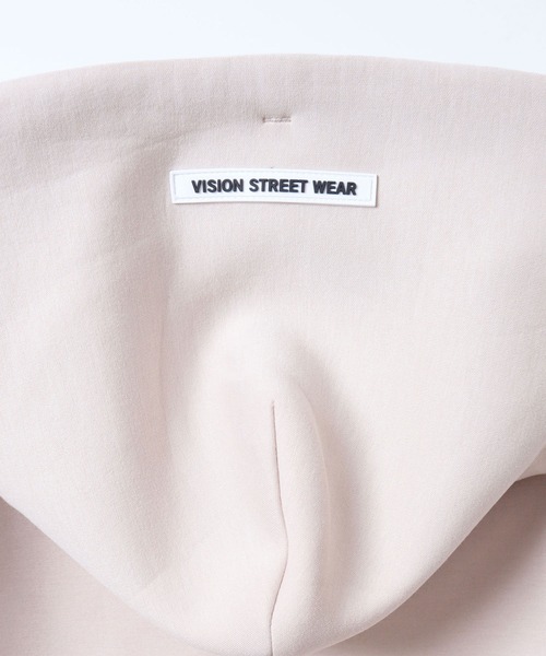 VISION STREET WEAR（ヴィジョンストリートウェア）の「【VISION】 テックダンボール 配色ステッチプルオーバーパーカー（パーカー・メンズ・チャコールグレー/パープル/ブラウン/グリーン/アイボリー・MEDIUM/LARGE/X-LARGE）」の8枚目の写真