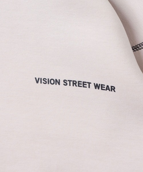 VISION STREET WEAR（ヴィジョンストリートウェア）の「【VISION】 テックダンボール 配色ステッチプルオーバーパーカー（パーカー・メンズ・チャコールグレー/パープル/ブラウン/グリーン/アイボリー・MEDIUM/LARGE/X-LARGE）」の9枚目の写真