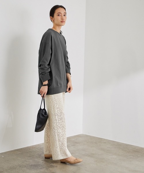 ADAM ET ROPE'（アダムエロペ）の「FRUIT OF THE LOOM スウェット（Tシャツ/カットソー・レディース・チャコールグレー/ミント/ラベンダー・FREE）」の7枚目の写真