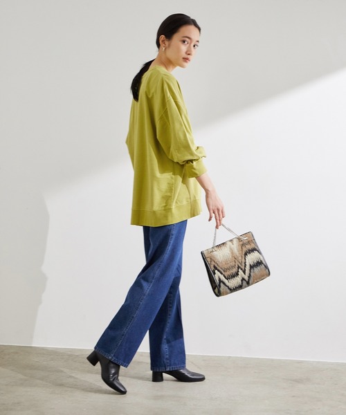 ADAM ET ROPE'（アダムエロペ）の「FRUIT OF THE LOOM スウェット（Tシャツ/カットソー・レディース・チャコールグレー/ミント/ラベンダー・FREE）」の12枚目の写真