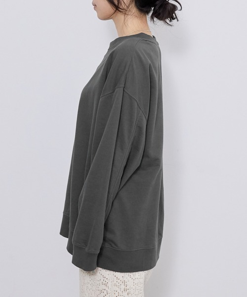 ADAM ET ROPE'（アダムエロペ）の「FRUIT OF THE LOOM スウェット（Tシャツ/カットソー・レディース・チャコールグレー/ミント/ラベンダー・FREE）」の15枚目の写真