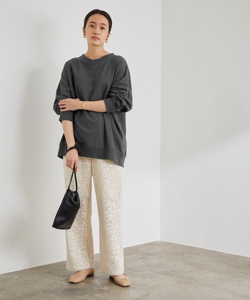 ADAM ET ROPE'（アダムエロペ）の「FRUIT OF THE LOOM スウェット（Tシャツ/カットソー・レディース・チャコールグレー/ミント/ラベンダー・FREE）」の6枚目の写真