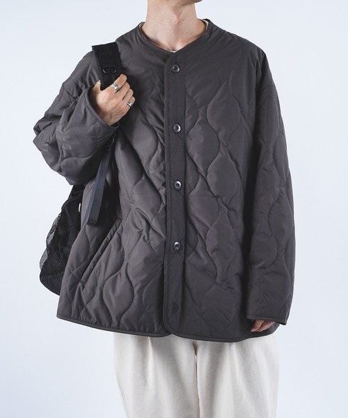 kutir（クティール）の「キルティングナイロンブルゾン（ブルゾン・メンズ・ブラック/カーキ/グリーン・MEDIUM/LARGE）」の3枚目の写真