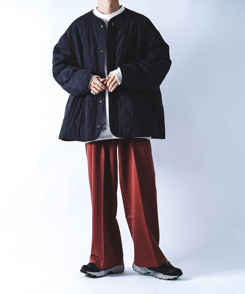 kutir（クティール）の「キルティングナイロンブルゾン（ブルゾン・メンズ・ブラック/カーキ/グリーン・MEDIUM/LARGE）」の4枚目の写真