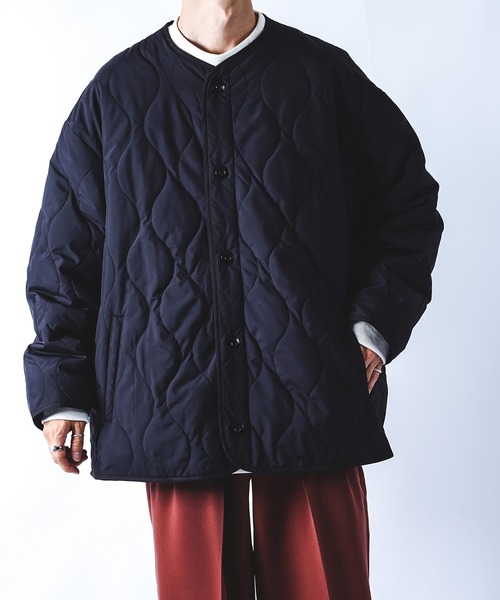 kutir（クティール）の「キルティングナイロンブルゾン（ブルゾン・メンズ・ブラック/カーキ/グリーン・MEDIUM/LARGE）」の10枚目の写真