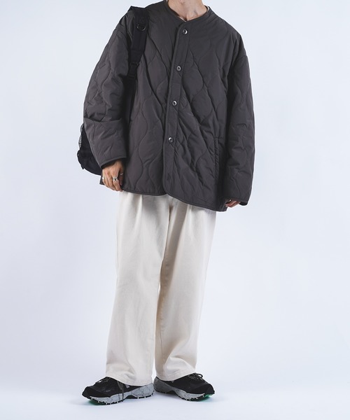 kutir（クティール）の「キルティングナイロンブルゾン（ブルゾン・メンズ・ブラック/カーキ/グリーン・MEDIUM/LARGE）」の21枚目の写真