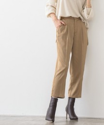 サテンテーパードパンツ
