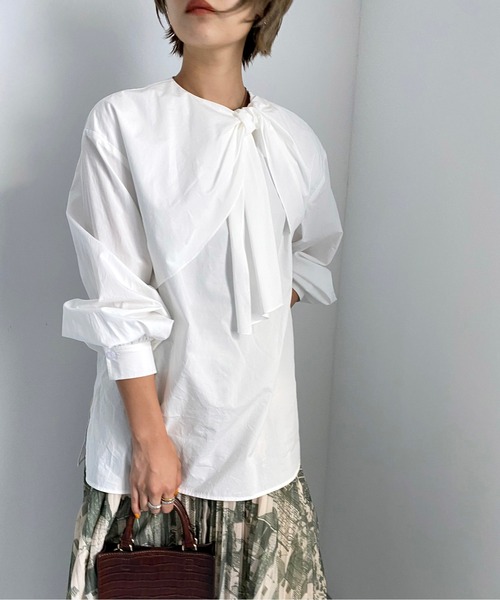 Ameri（アメリ）の「TWIST TIE BLOUSE（シャツ/ブラウス）」 - WEAR