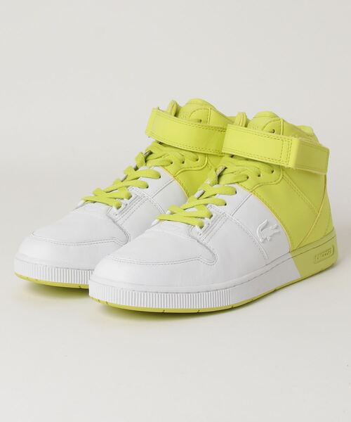 Lacoste ラコステ の Lacoste ラコステ Sm Tramline Mid 03 1 V05 Wht Ylw スニーカー Wear