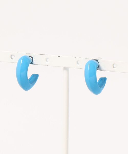 Fun & Daily(ファンアンドデイリー)の「F&D : カラーフレンチピアス(ピアス(両耳用)・レディース・イエロー/ブルー・FREE)」の5枚目の写真