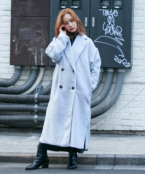 BARAK（バラク）の「ロングシャギーコート（チェスターコート）」 - WEAR