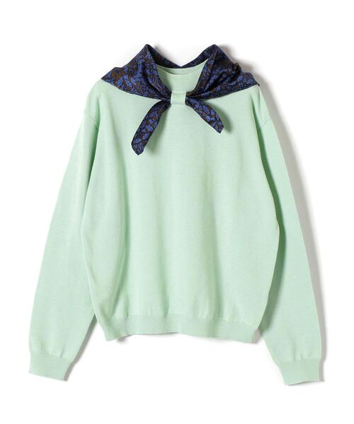 SHIPS(シップス)の「【WEB限定】〈手洗い可能〉スカーフハイネックニット◇(ニット/セーター・レディース・ベージュ/イエロー/ライトグリーン/ダークブルー・SMALL/MEDIUM)」の13枚目の写真