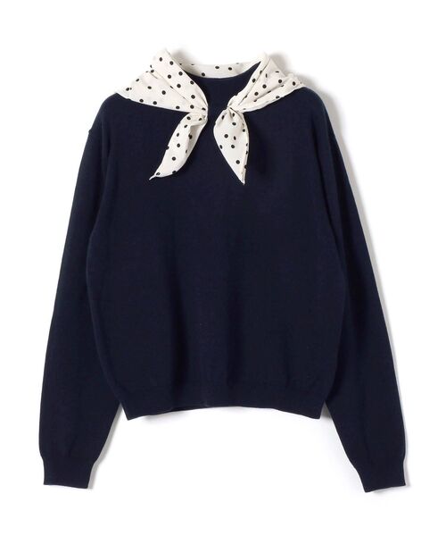 SHIPS(シップス)の「【WEB限定】〈手洗い可能〉スカーフハイネックニット◇(ニット/セーター・レディース・ベージュ/イエロー/ライトグリーン/ダークブルー・SMALL/MEDIUM)」の15枚目の写真