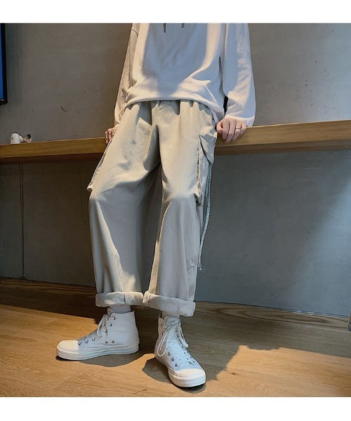 Ressaca(レサーカ)の「ワイドシルエット カーゴパンツ / 軍パン(カーゴパンツ・メンズ・ブラック/カーキ/グレイッシュベージュ・M/XL/L/S)」の18枚目の写真