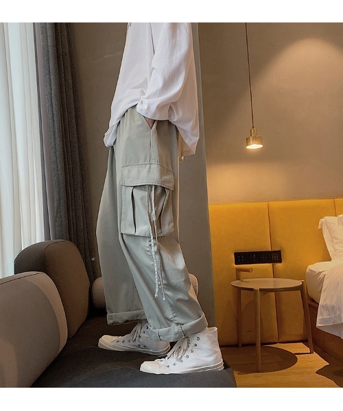 Ressaca(レサーカ)の「ワイドシルエット カーゴパンツ / 軍パン(カーゴパンツ・メンズ・ブラック/カーキ/グレイッシュベージュ・M/XL/L/S)」の21枚目の写真