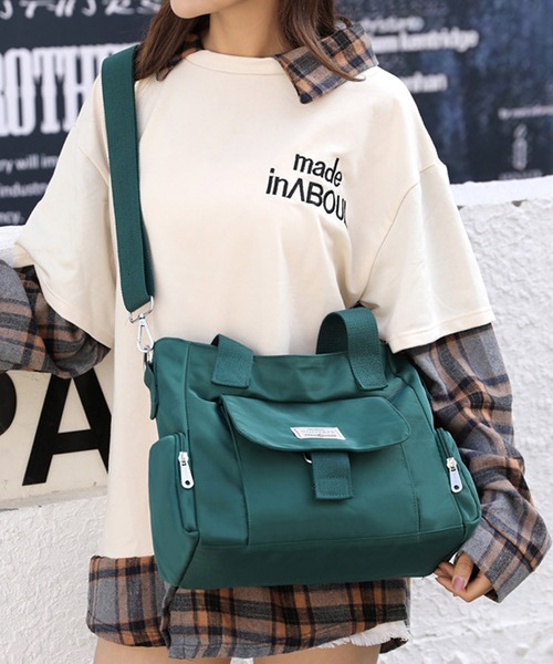 Amulet(アミュレット)の「2WAYバッグ(ショルダーバッグ・レディース・ブラック/パープル/ベージュ/グリーン/ピンク/グレー・FREE)」の5枚目の写真