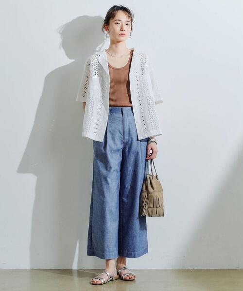 【新品タグ付き】green label relaxing ハーフスリーブJK green label relaxing（グリーンレーベルリラクシング）の