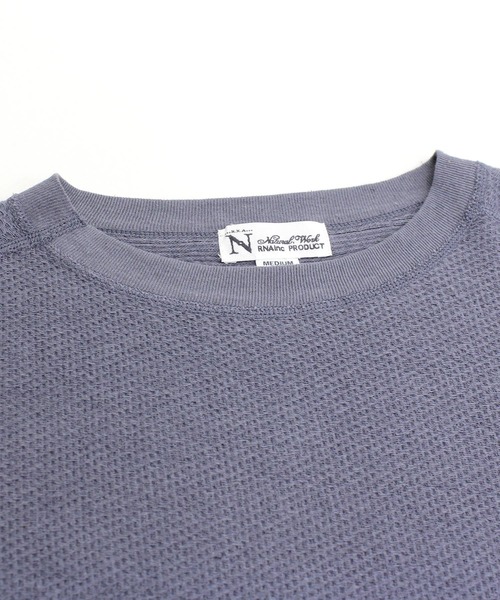 RNA-N（アールエヌエーエヌ）の「M1594 麻綿針抜き裏使いプルオーバー（Tシャツ/カットソー・レディース・ベージュ/ブラウン/ブルー・MEDIUM）」の9枚目の写真