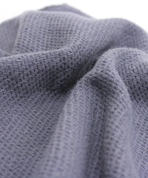 RNA-N（アールエヌエーエヌ）の「M1594 麻綿針抜き裏使いプルオーバー（Tシャツ/カットソー・レディース・ベージュ/ブラウン/ブルー・MEDIUM）」の14枚目の写真