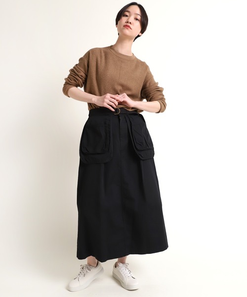 RNA-N（アールエヌエーエヌ）の「M1594 麻綿針抜き裏使いプルオーバー（Tシャツ/カットソー・レディース・ベージュ/ブラウン/ブルー・MEDIUM）」の18枚目の写真